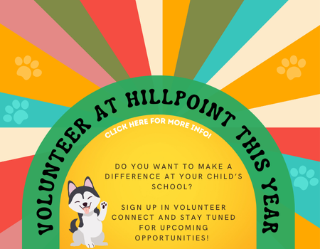  opens to a news story about volunteer opportunities at Hillpoint